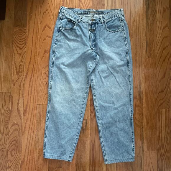Vintage Marithe + Francois Girbaud Stone Wash Jeans Womens 33 Light Blue - Picture 1 of 11